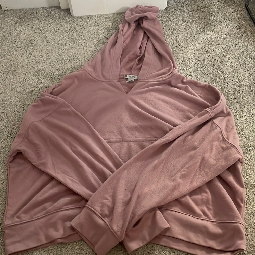 Forever 21 cropped hoodie